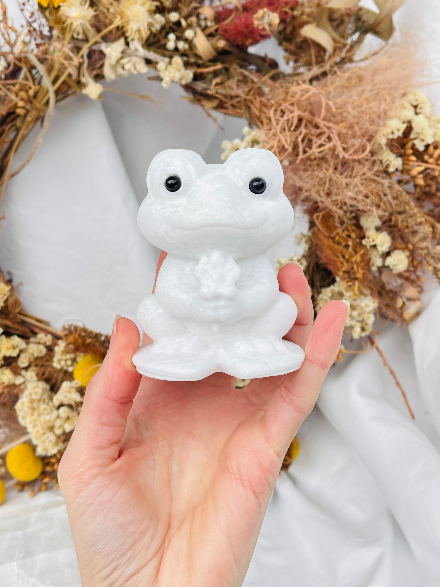 White Jade Frog