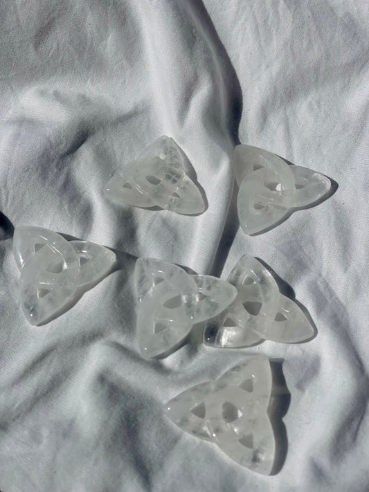 Clear Quartz Celtic Knot