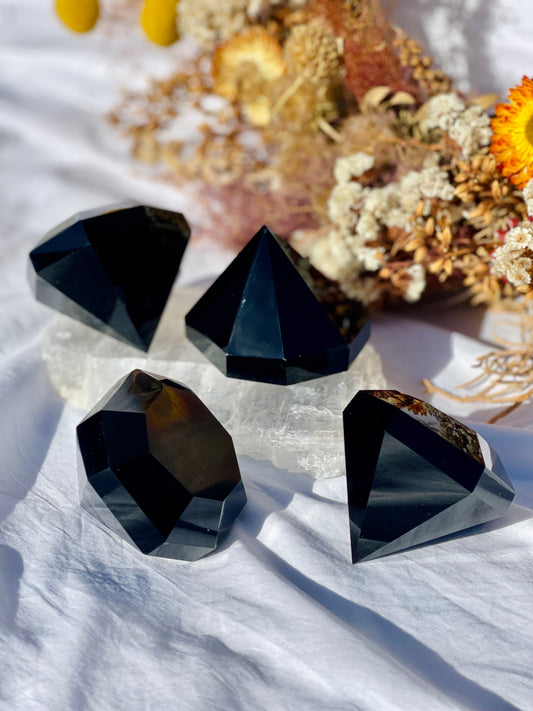Black Obsidian Diamond
