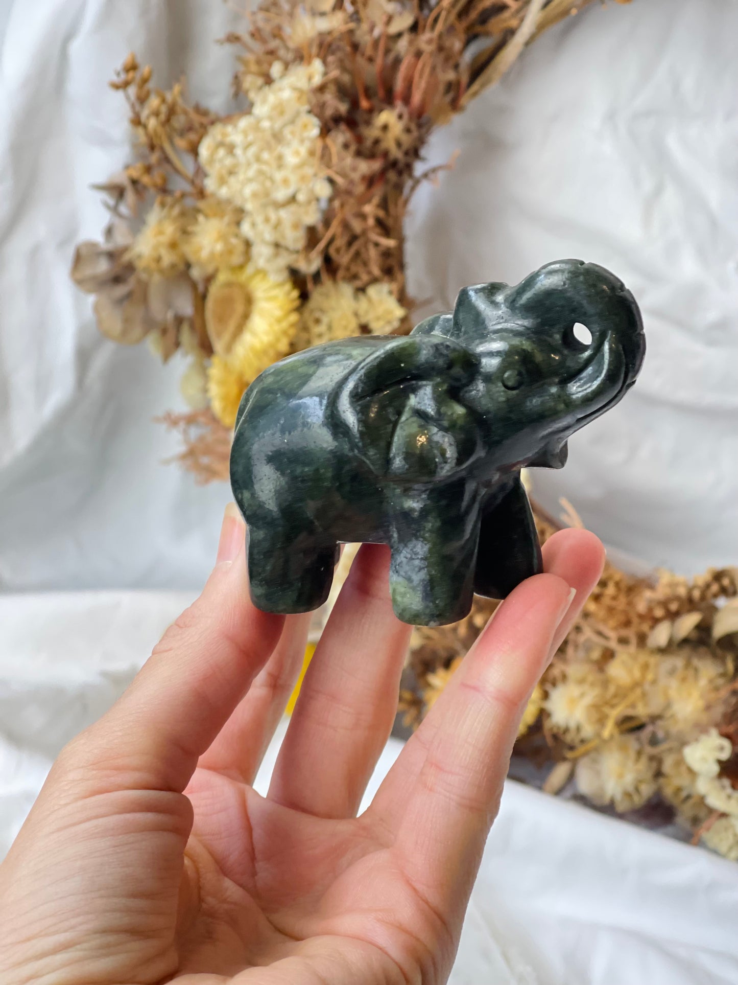 Green Jade Elephant #2
