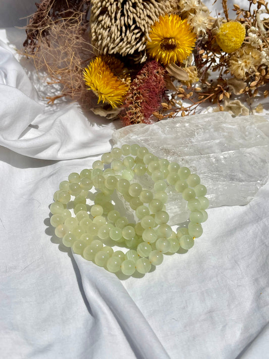 Pistachio Calcite Bracelet | 8mm