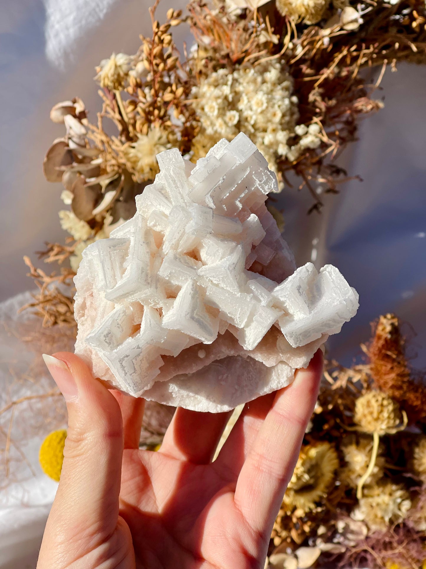 Pink Halite Cluster #3