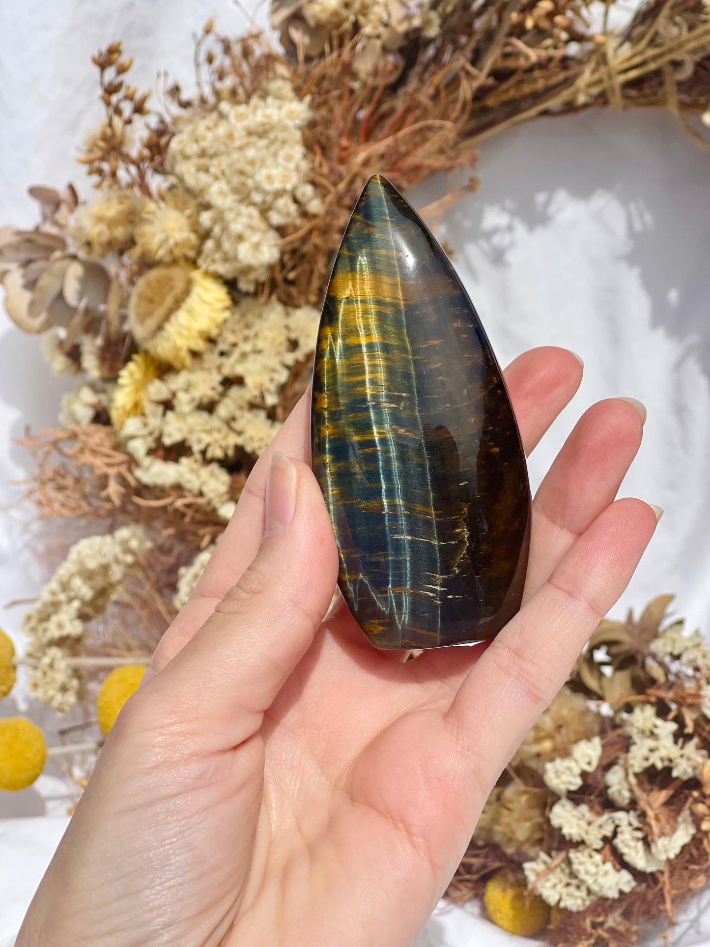 Blue Tiger Eye Flame #2