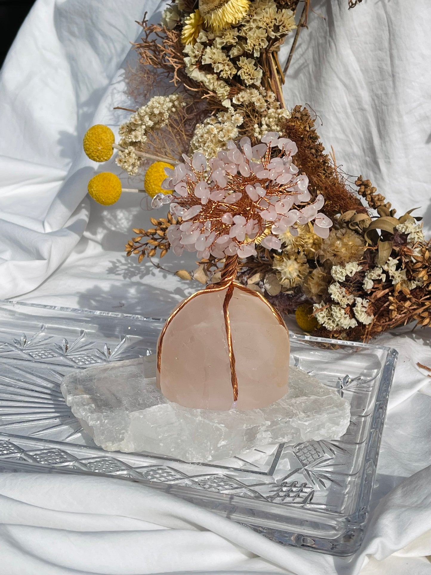 Rose Quartz Tree