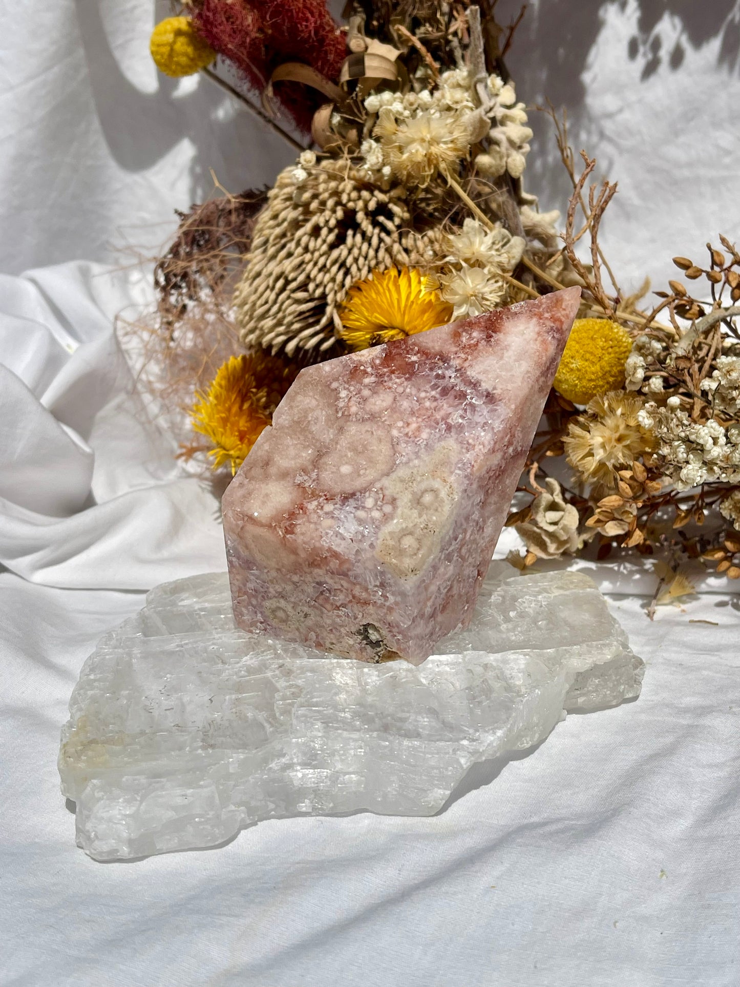 Pink Amethyst | Flower Agate Freeform #2