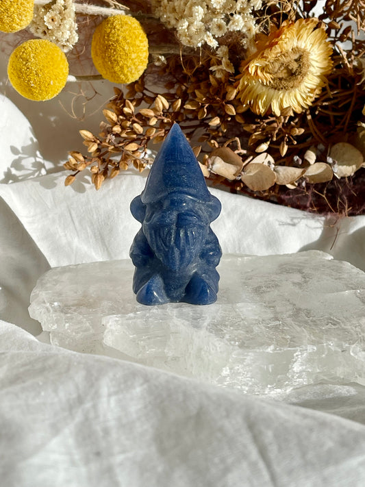 Blue Aventurine Gnome