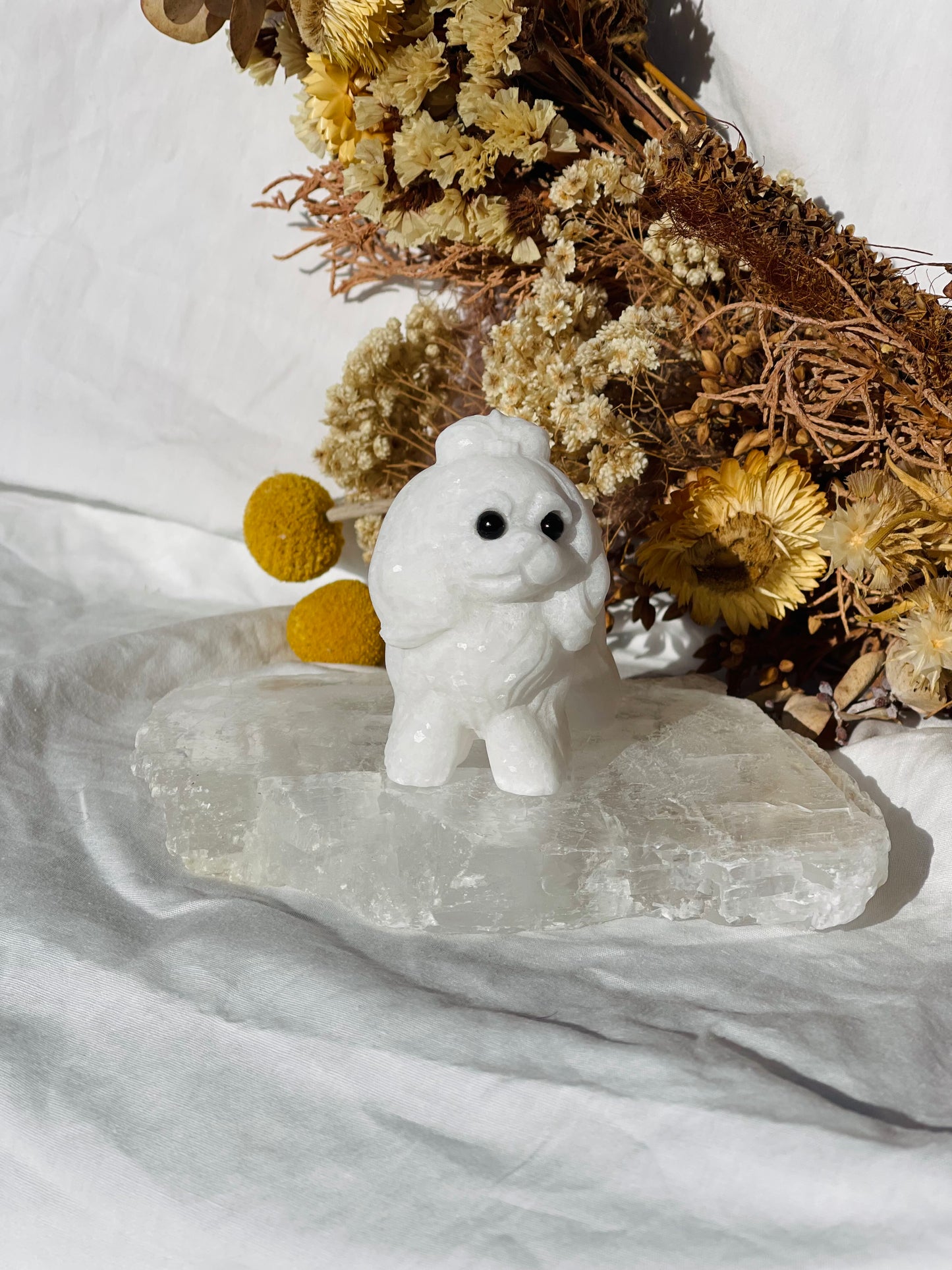 White Jade Dog