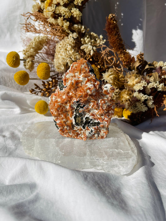 Heulandite on Mordenite Specimen #4