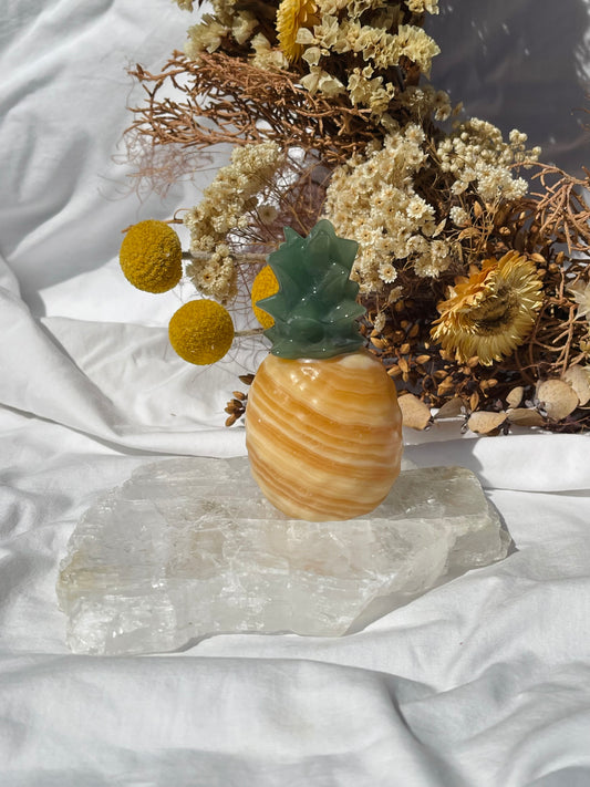 Orange Calcite Pinapple