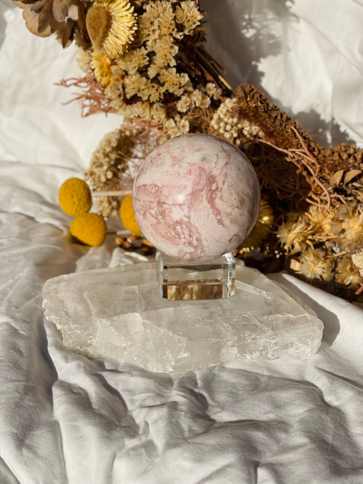 Pink Opal Sphere #3