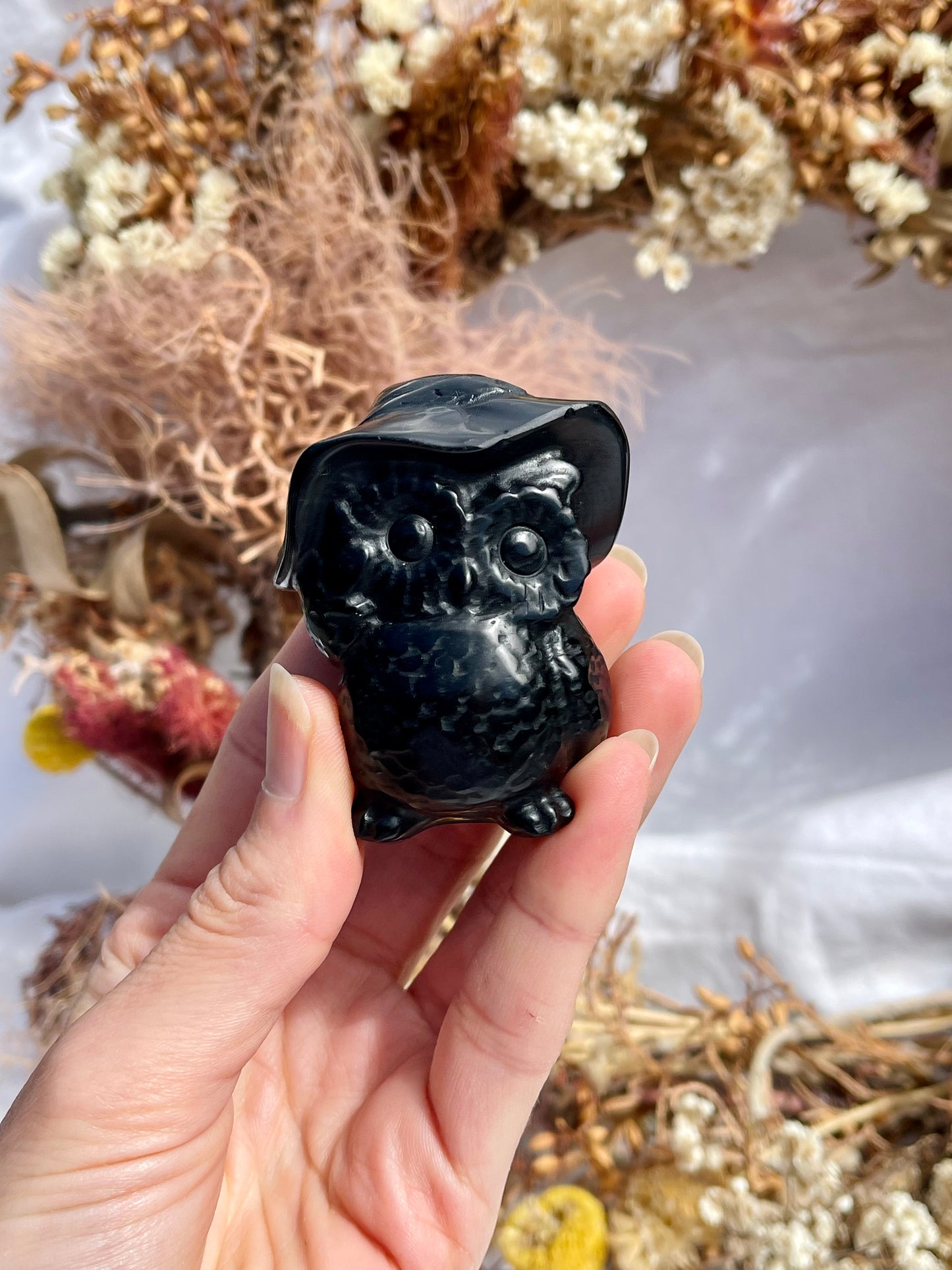 Black Obsidian Owl