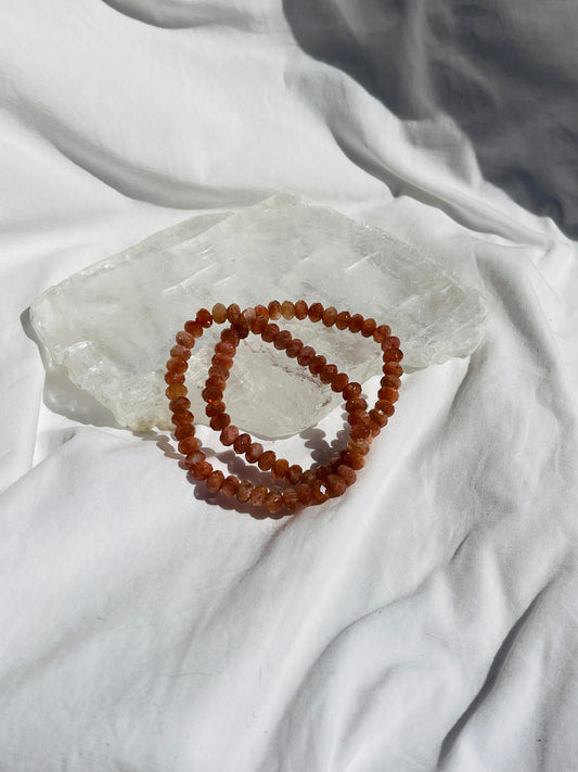 Sunstone Facet Bracelet