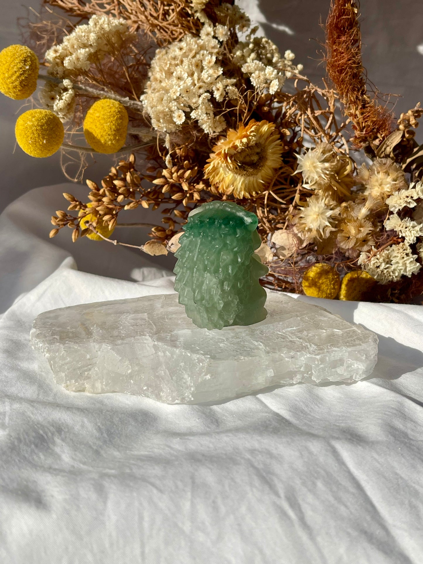 Green Aventurine Hedgehog