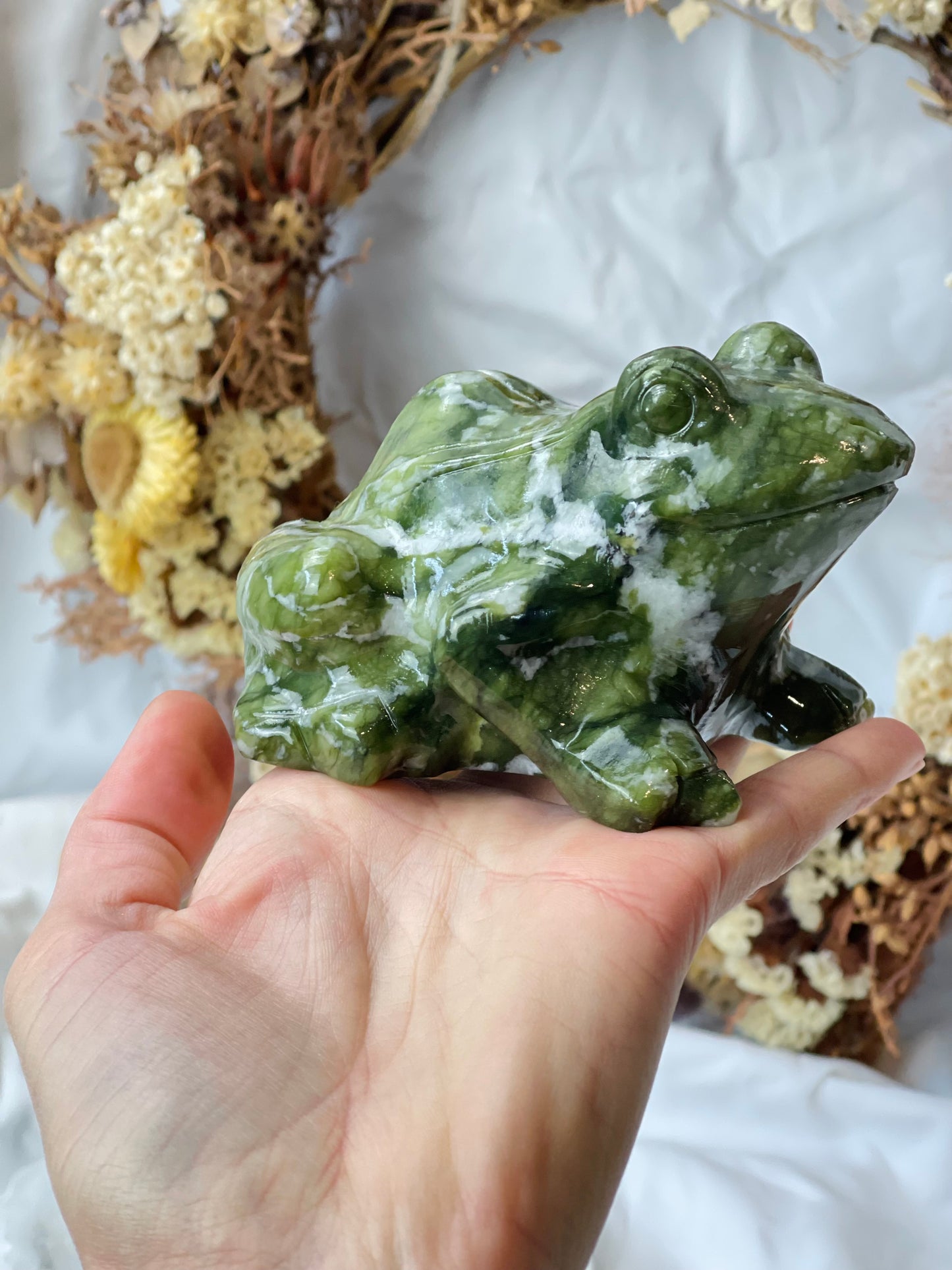 Green Jade Frog | Large #2