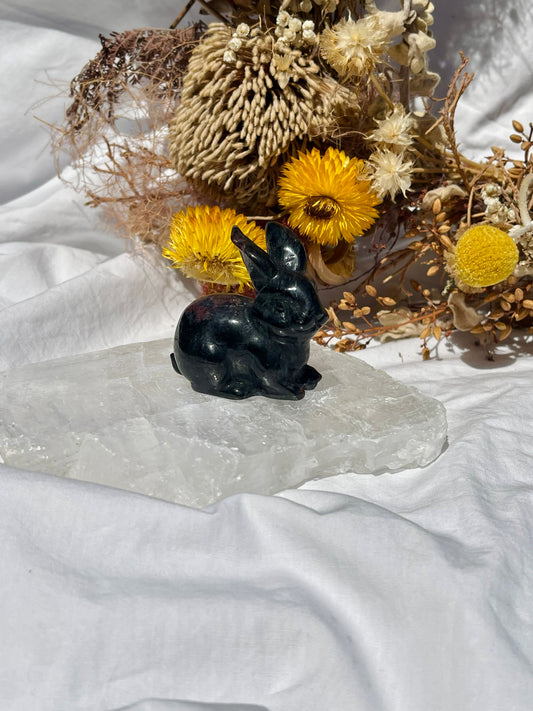 Garnet Astrophyllite Bunny #2