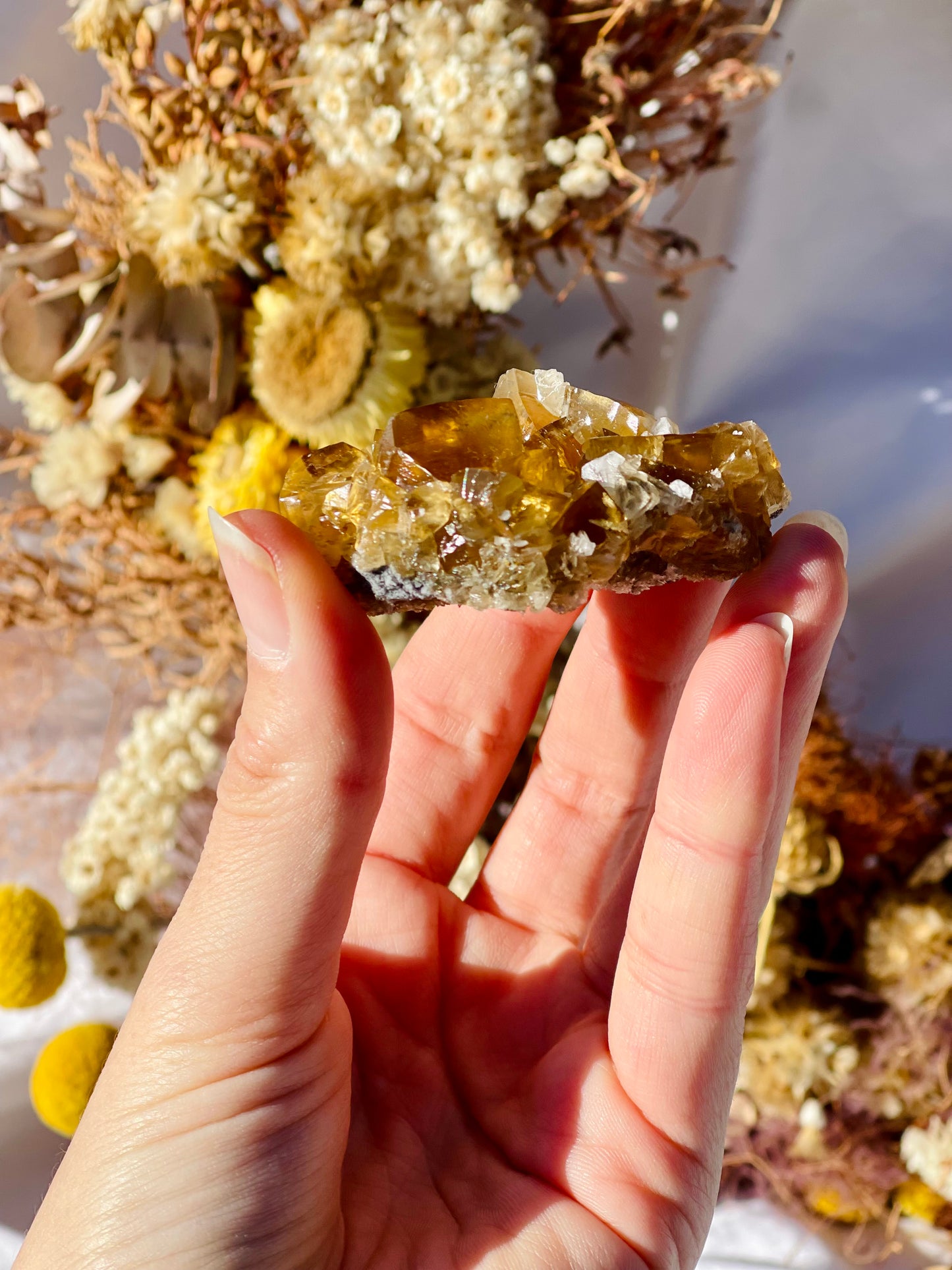 Yellow Fluorite Specimen