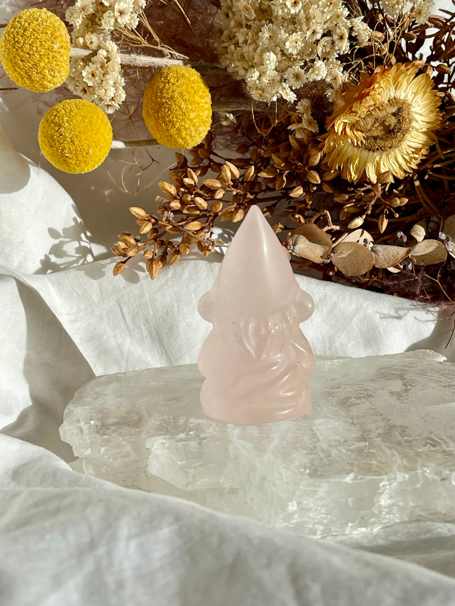 Rose Quartz Gnome