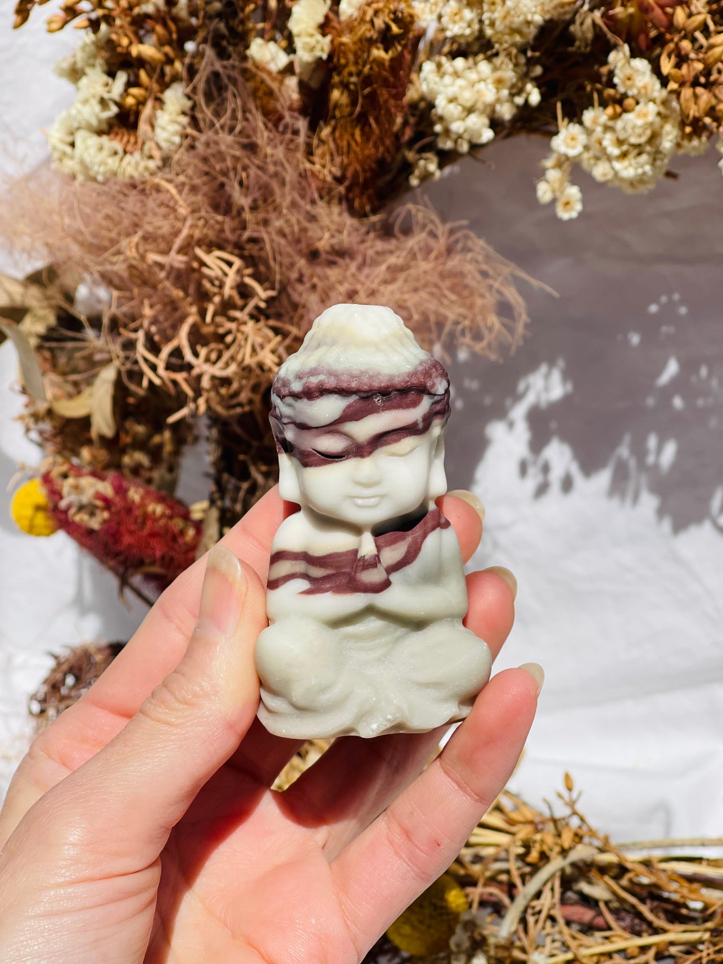 Striped Jade Buddha #2