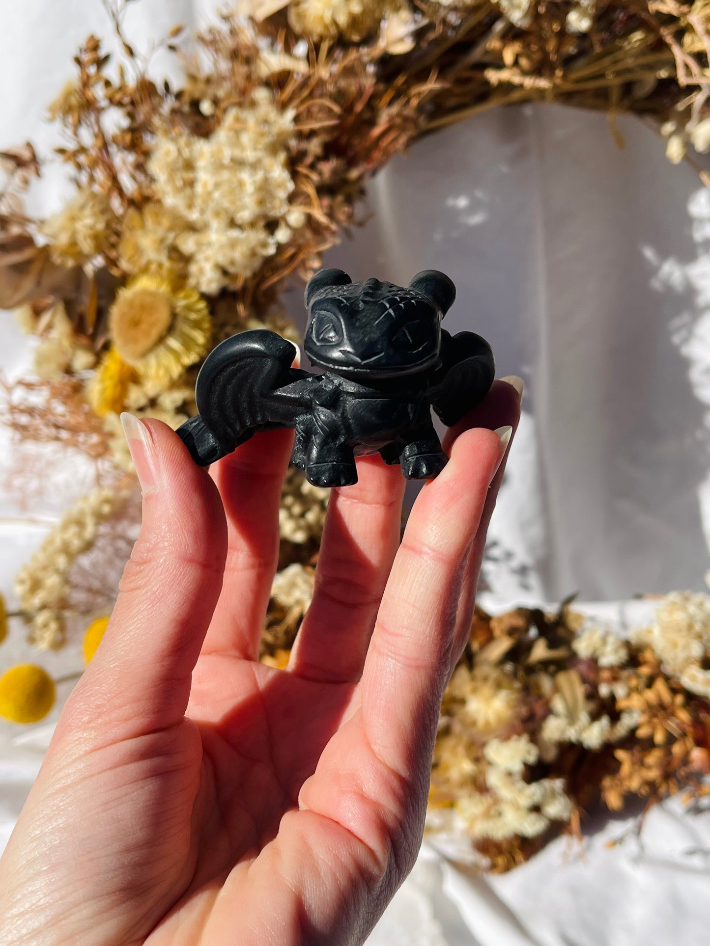 Black Obsidian Toothless Dragon