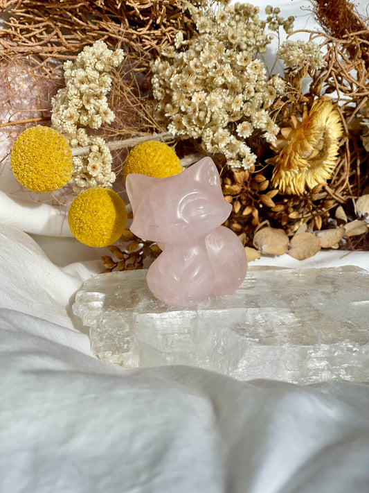 Rose Quartz Fox
