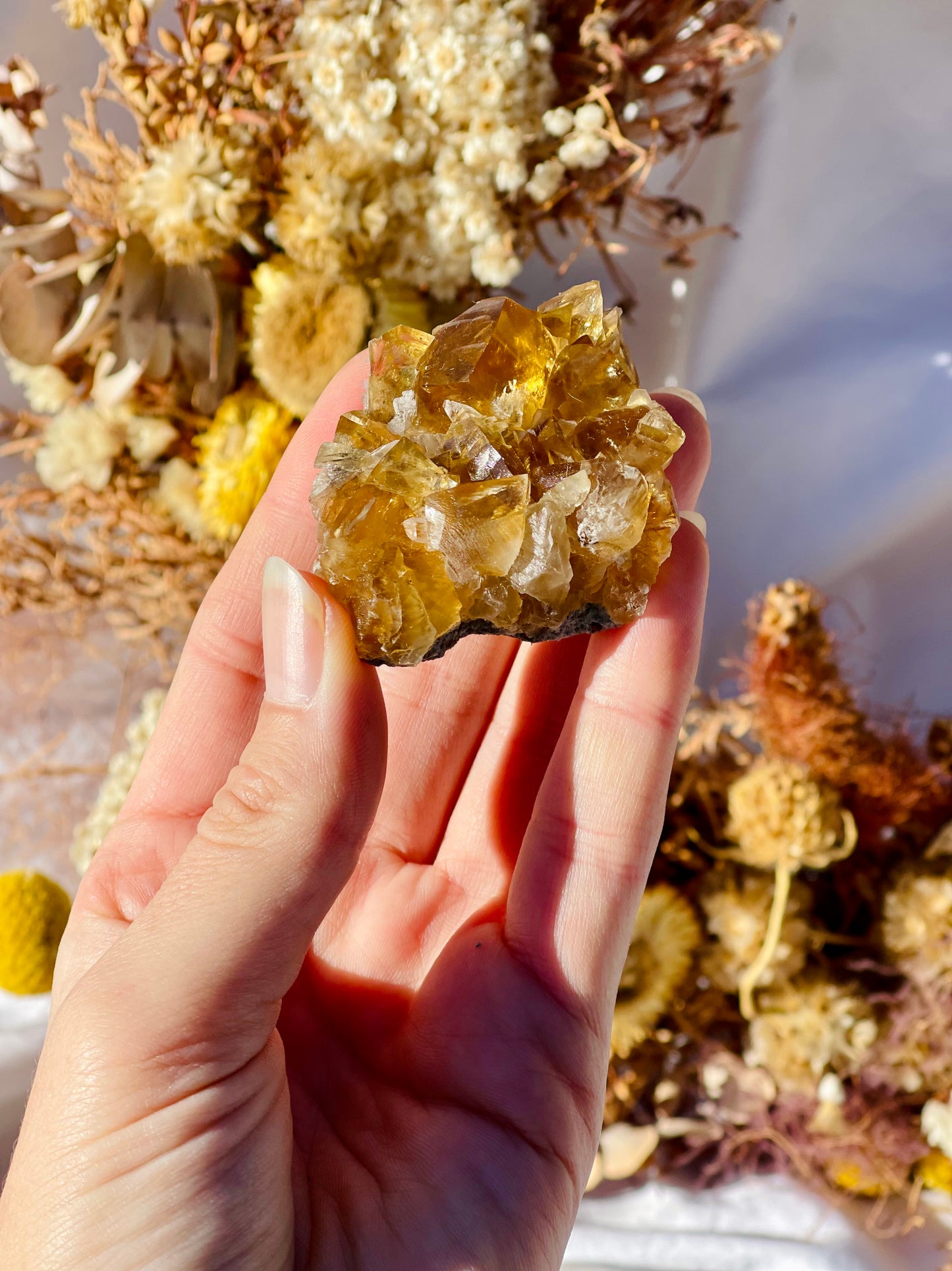 Yellow Fluorite Specimen