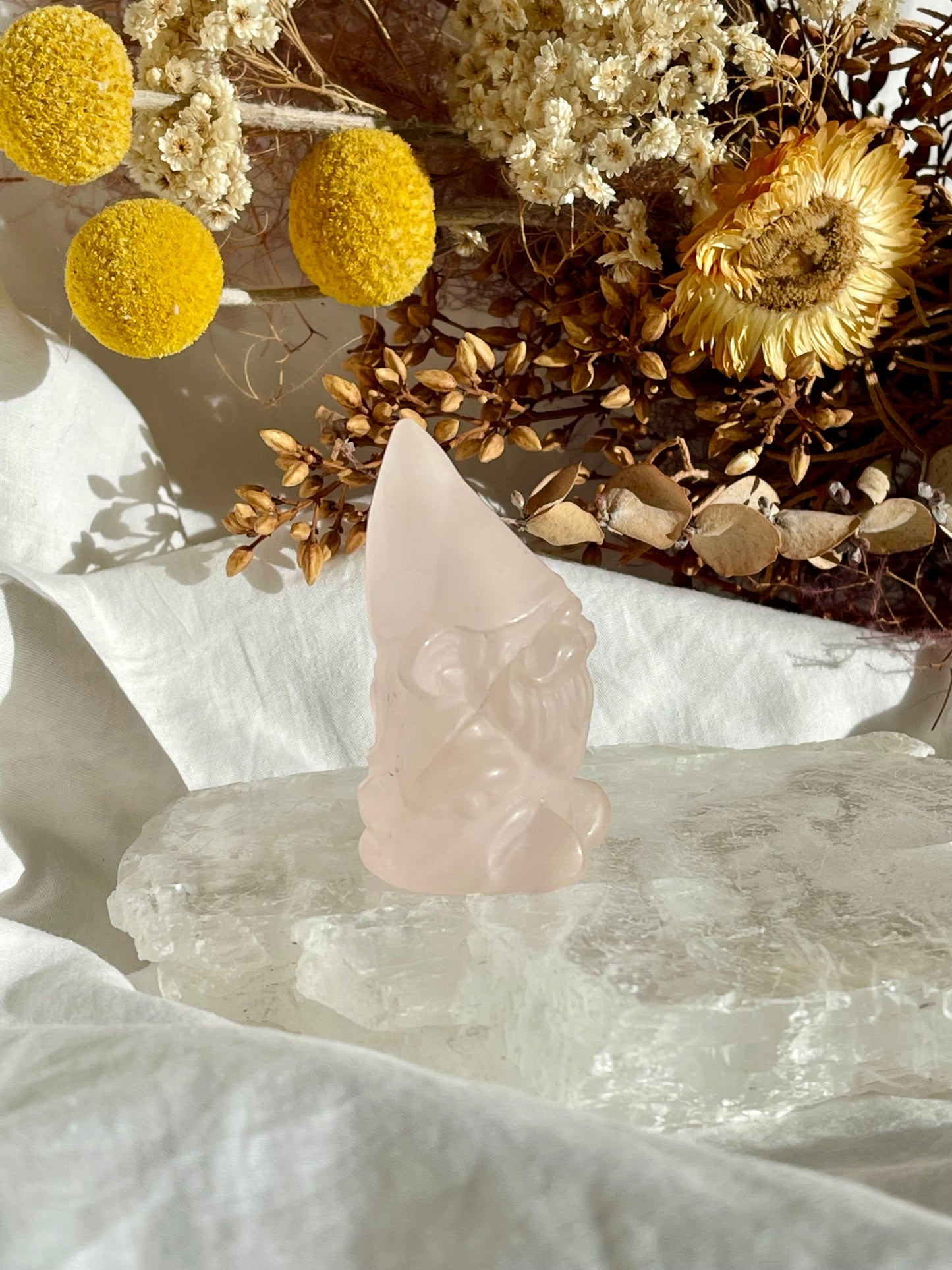 Rose Quartz Gnome