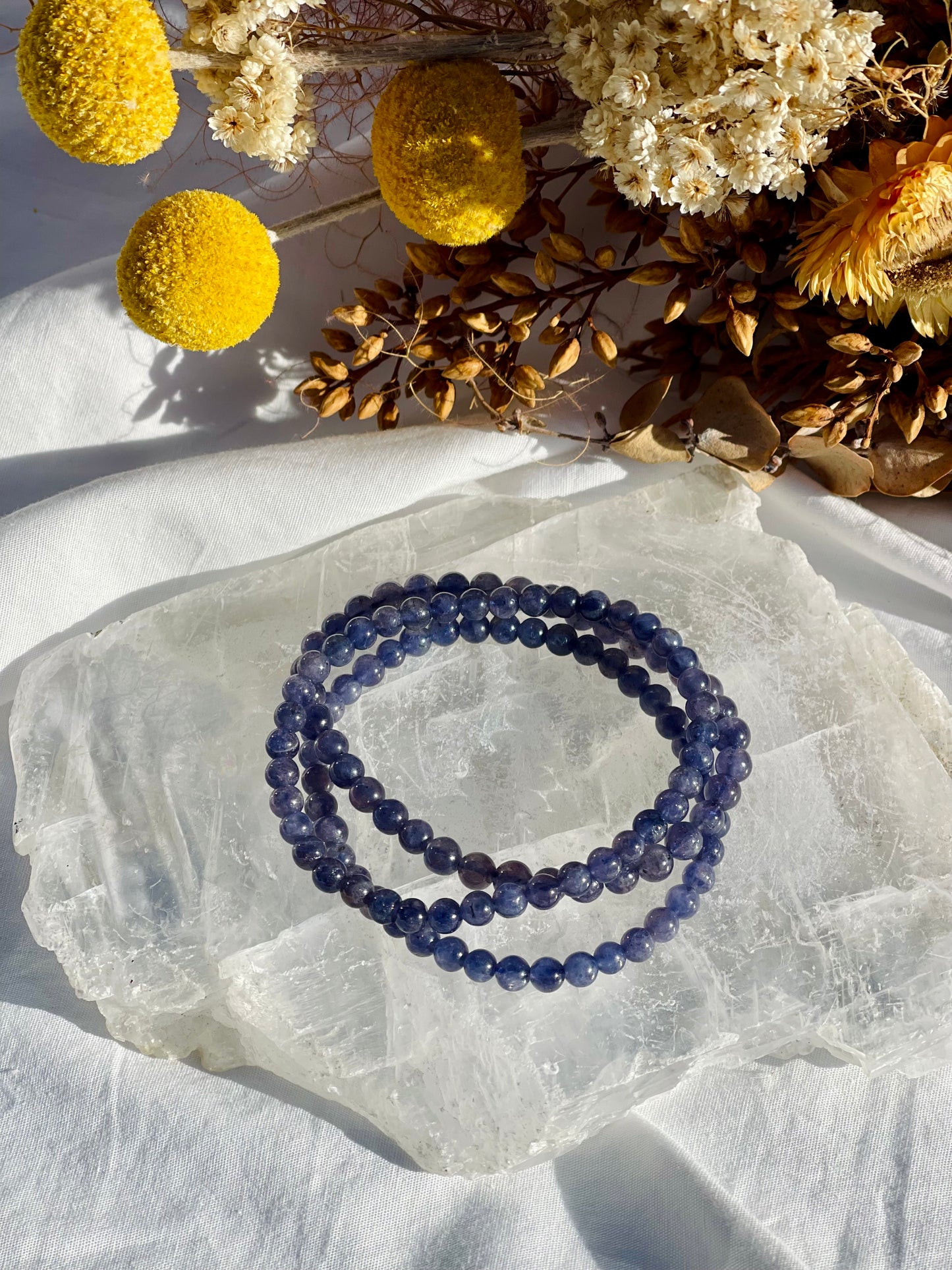 Iolite Bracelet | 4mm