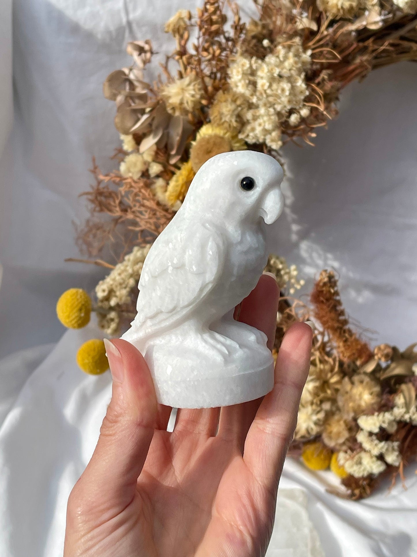 White Jade Parrot