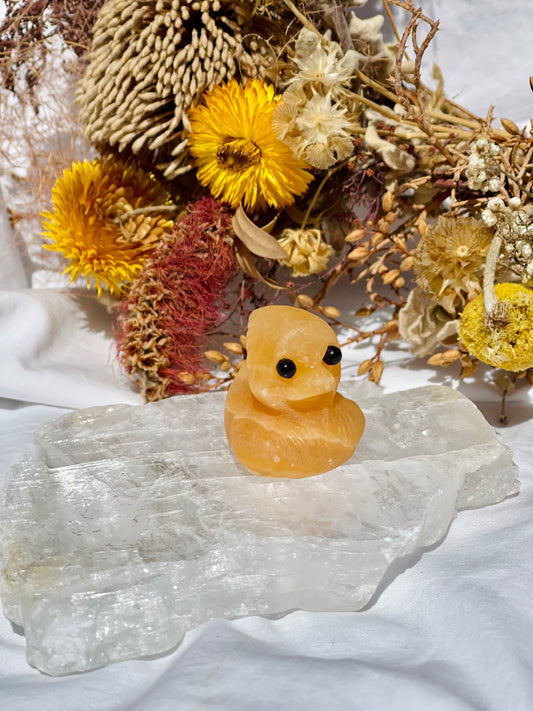 Orange Calcite Ghost Duck #2