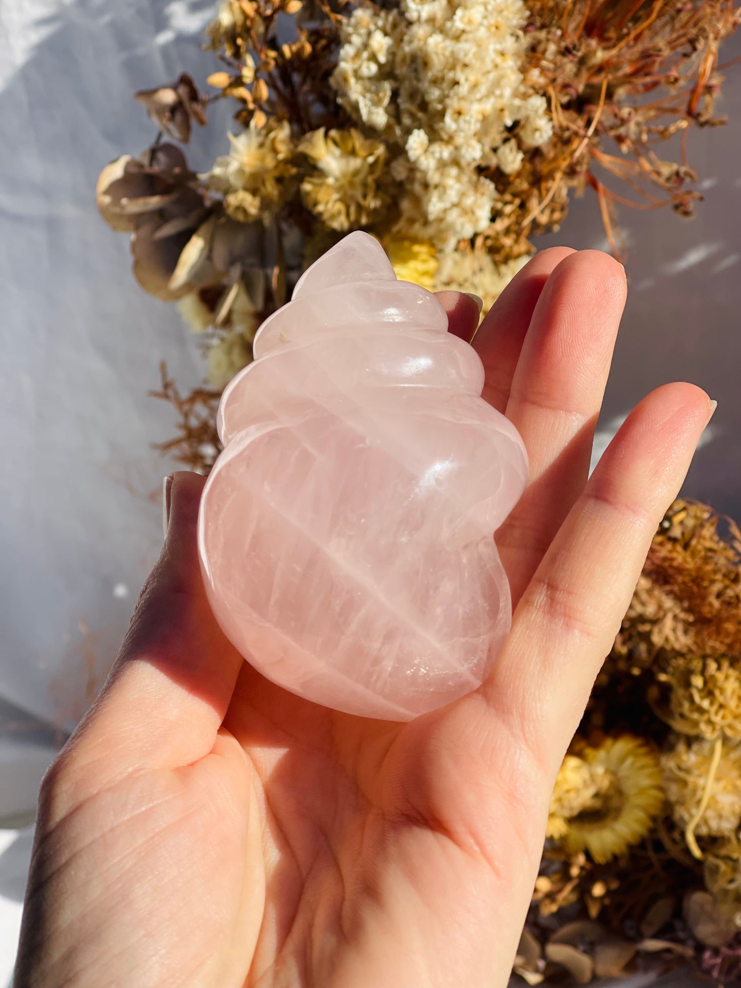 Rose Quartz Shell