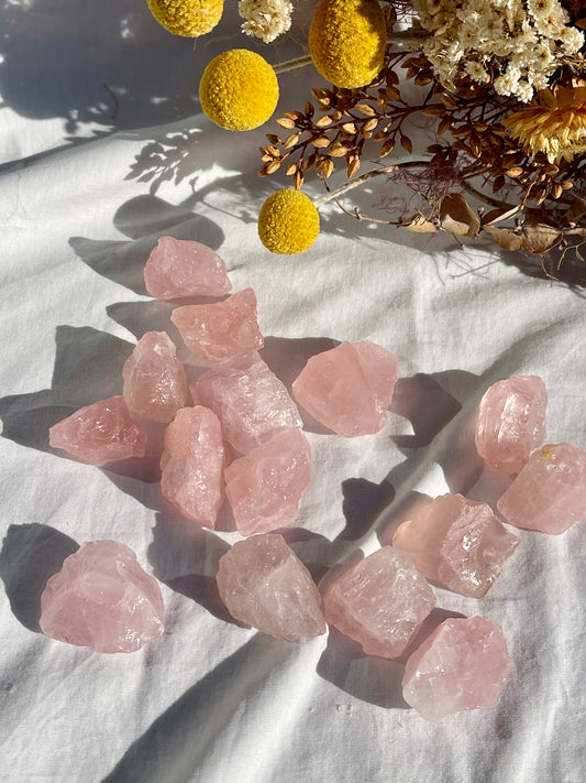 Raw Rose Quartz