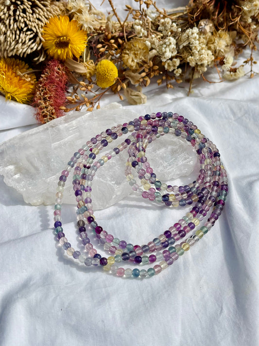 Fluorite Wrap Bracelet