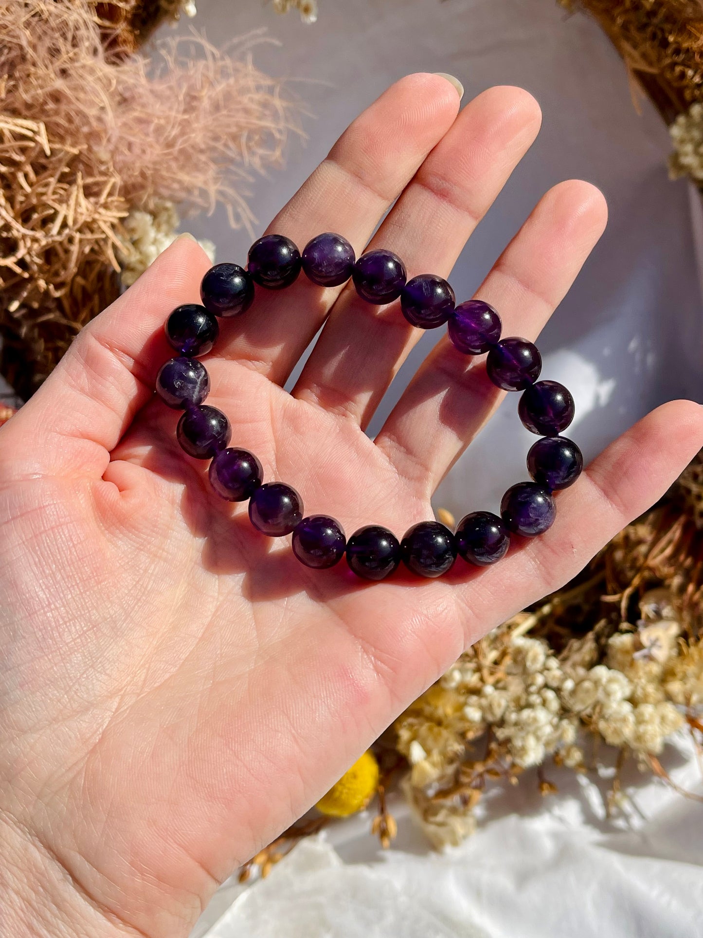 Amethyst Bracelet | 10mm