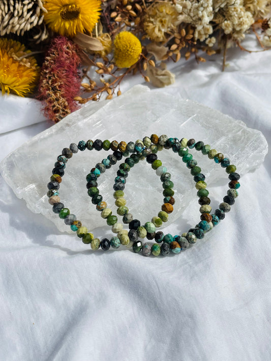Turquoise Facet Bracelet