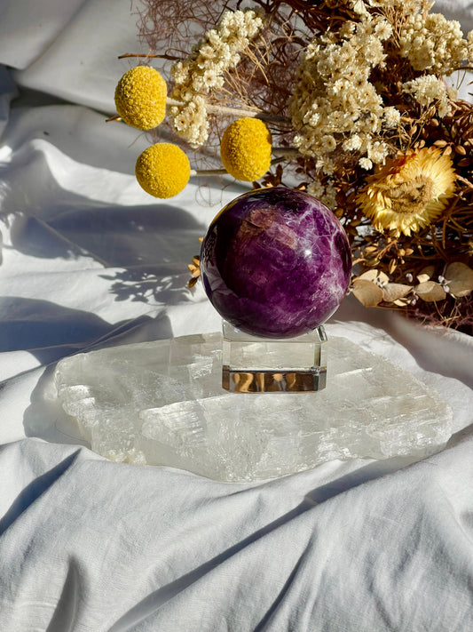 Purple Fluorite Sphere #1