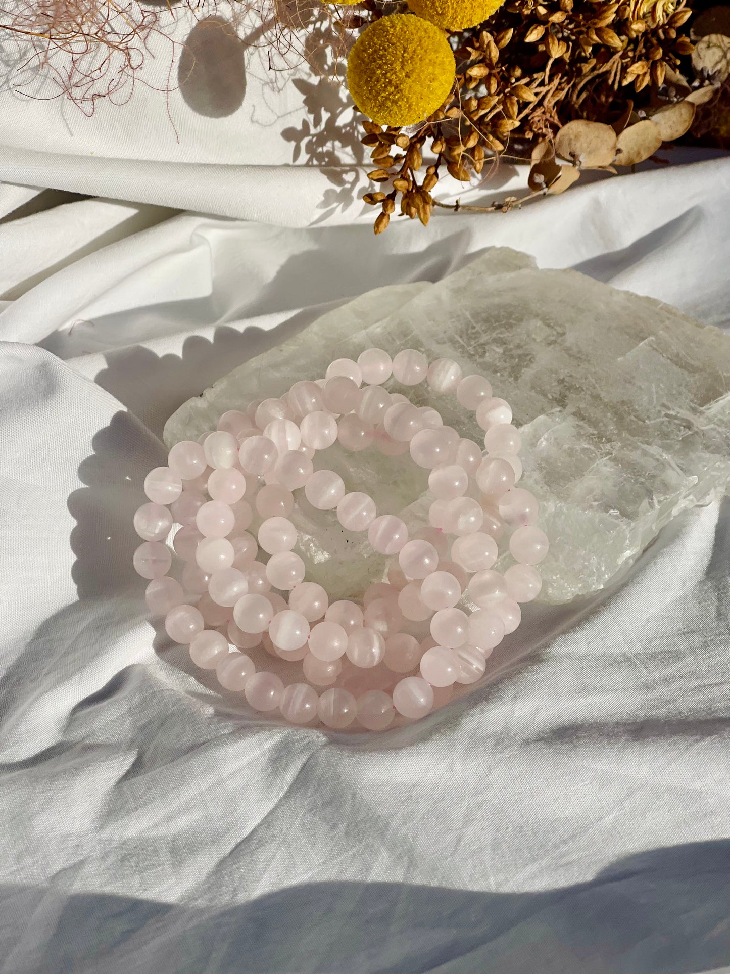 Pink Calcite Bracelet