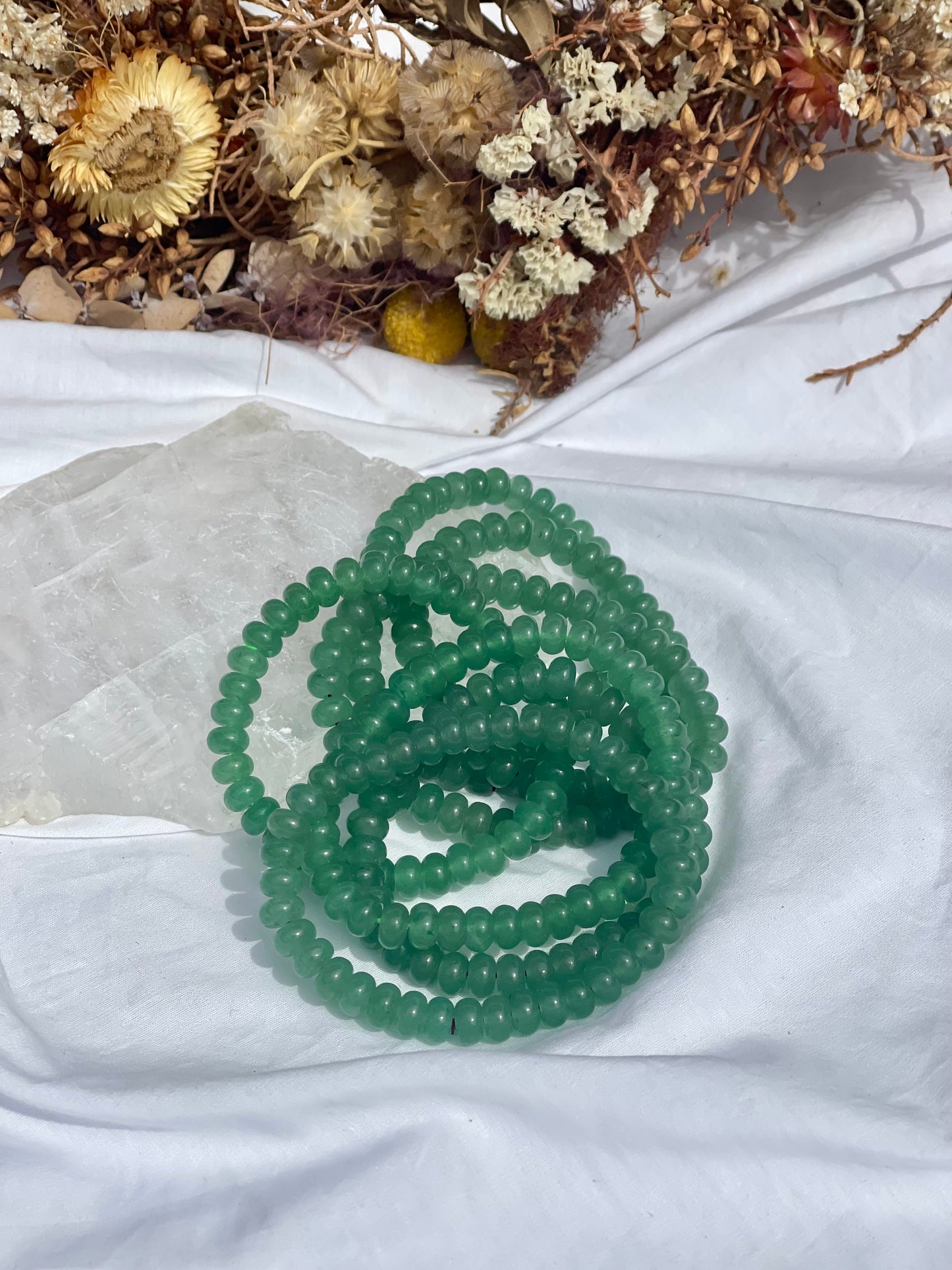 Green Aventurine Donut Bracelet