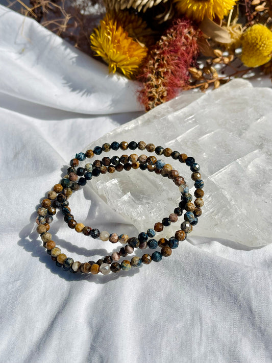 Peitersite Facet Bracelet