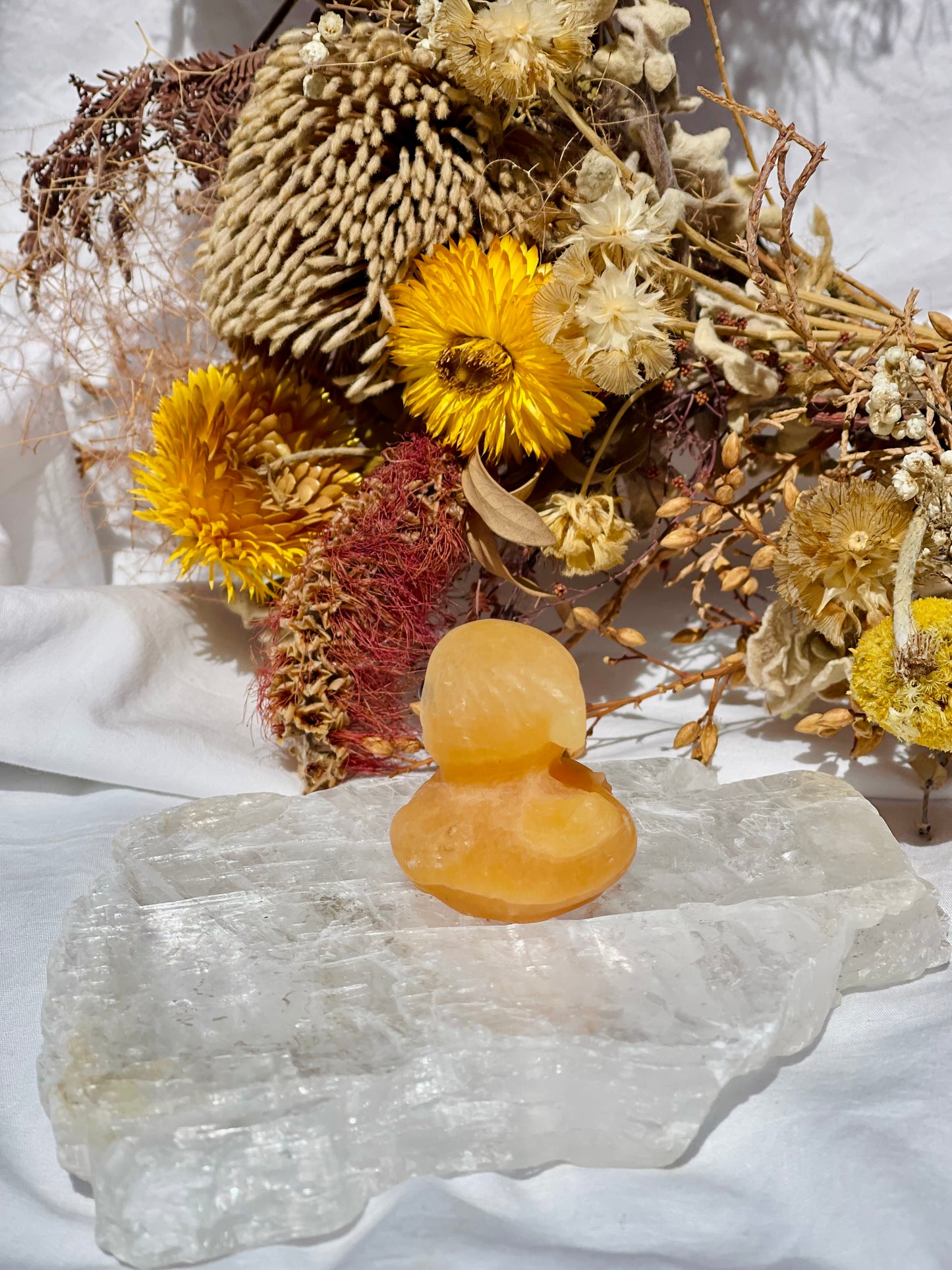 Orange Calcite Ghost Duck #2