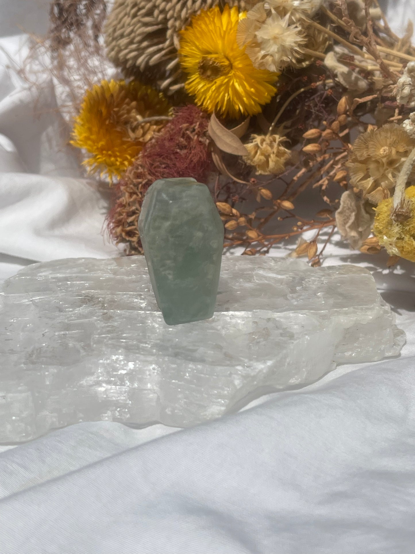 Green Fluorite Coffin