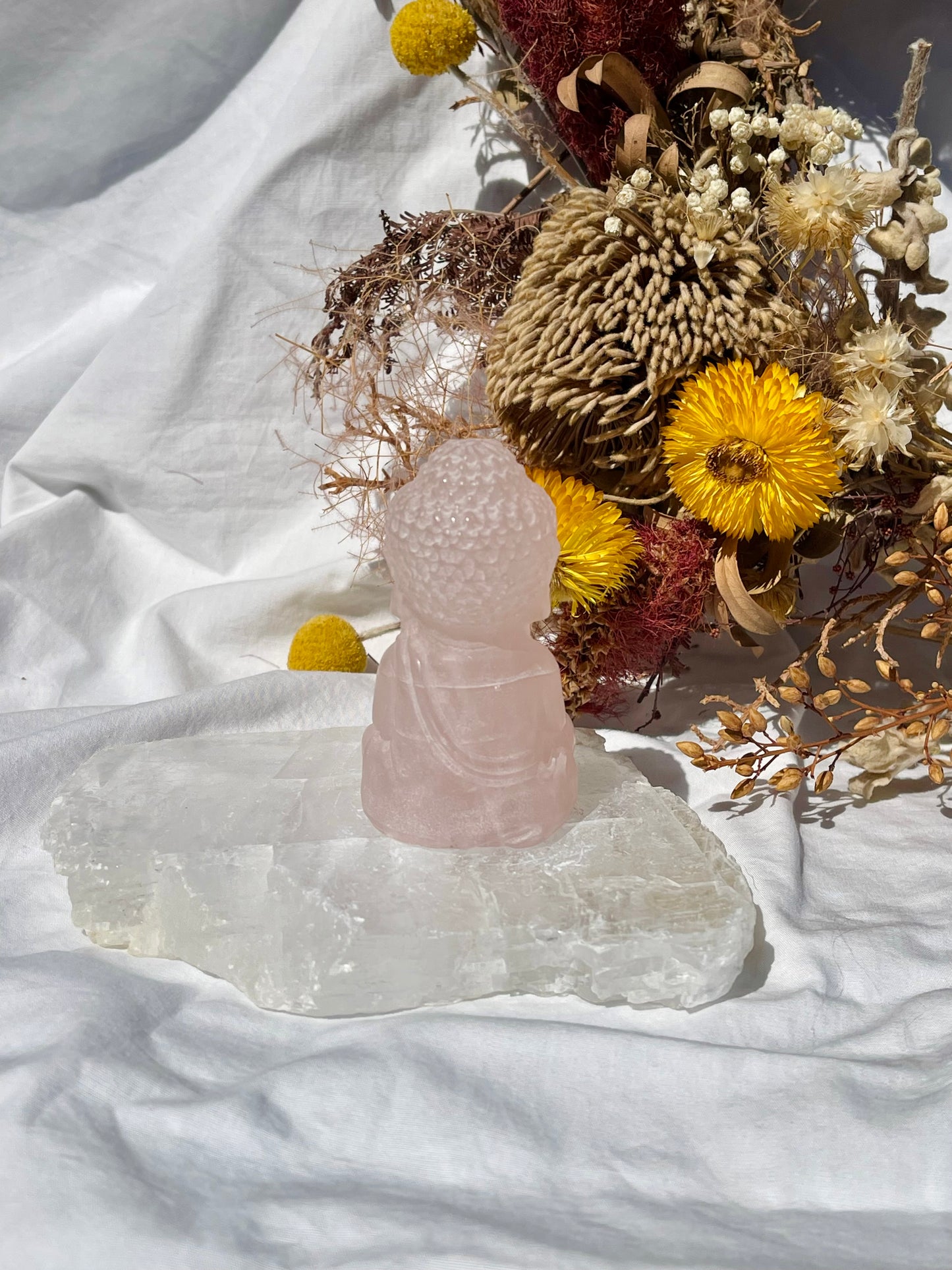 Rose Quartz Buddha