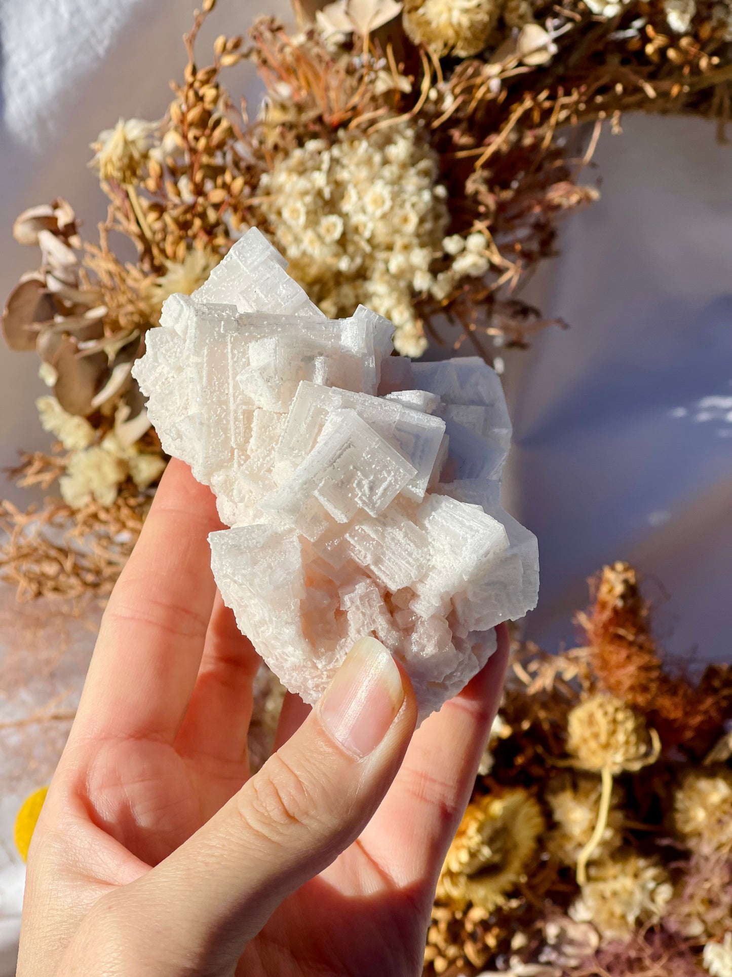 Pink Halite Cluster #3