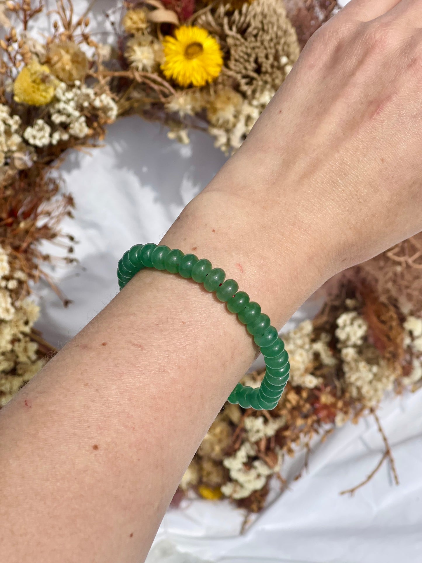 Green Aventurine Donut Bracelet