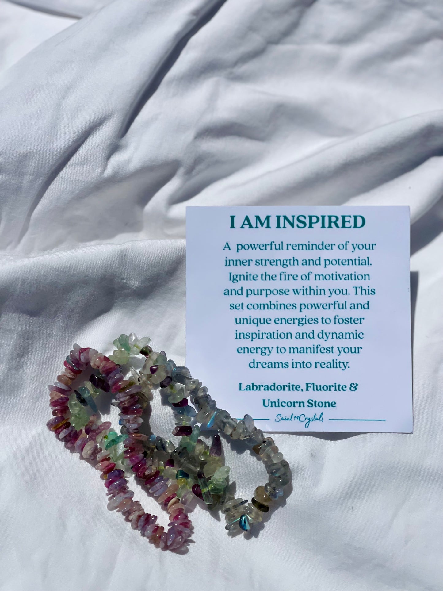 I Am Inspired Bracelet Set