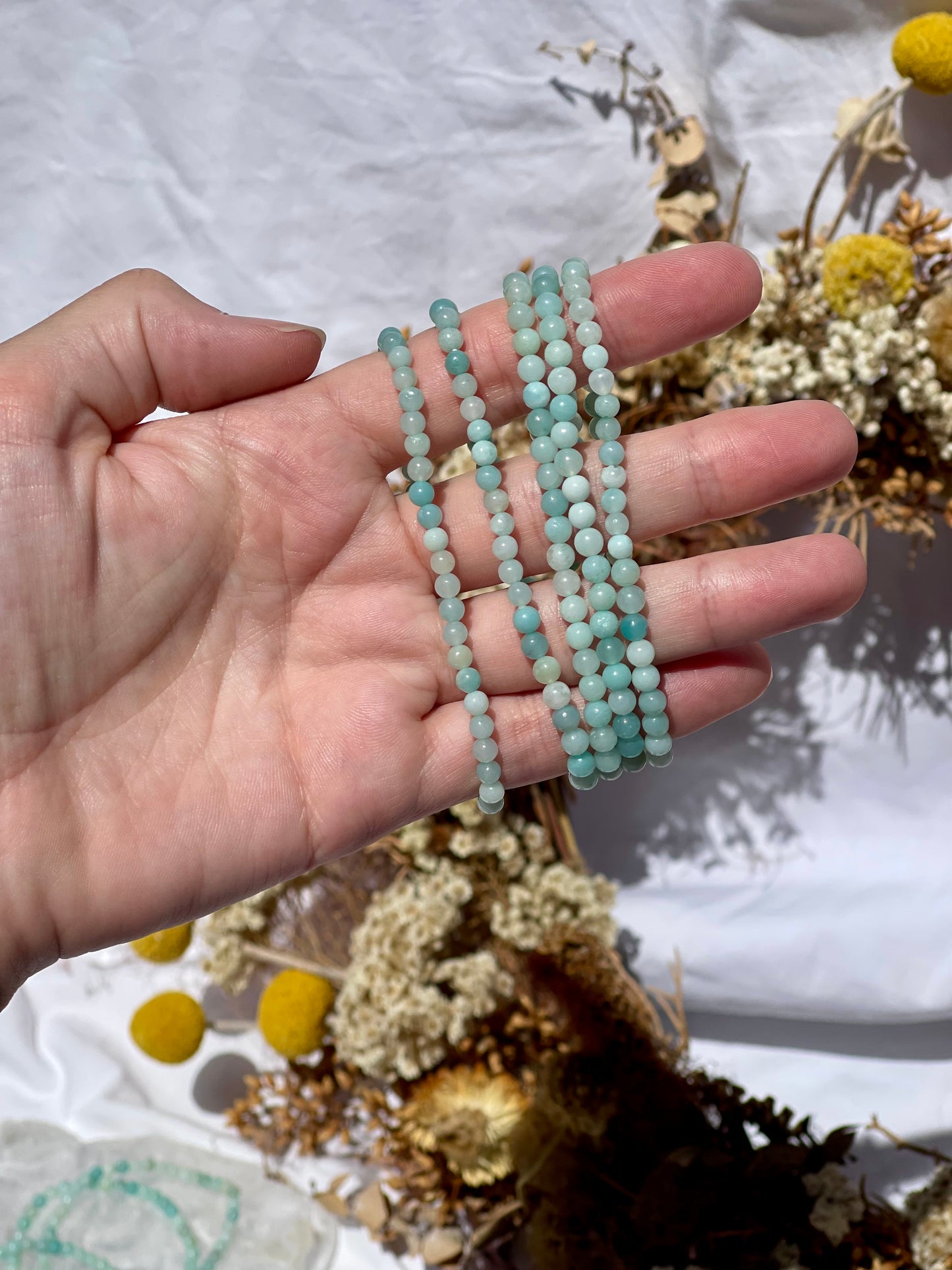 Amazonite Bracelet | Small Bead