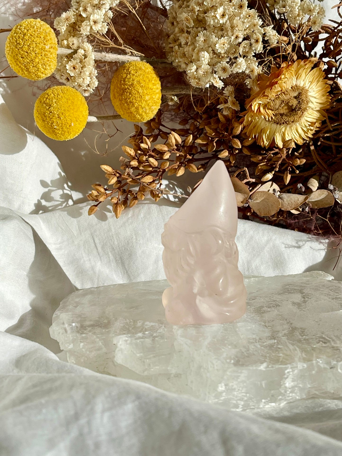 Rose Quartz Gnome
