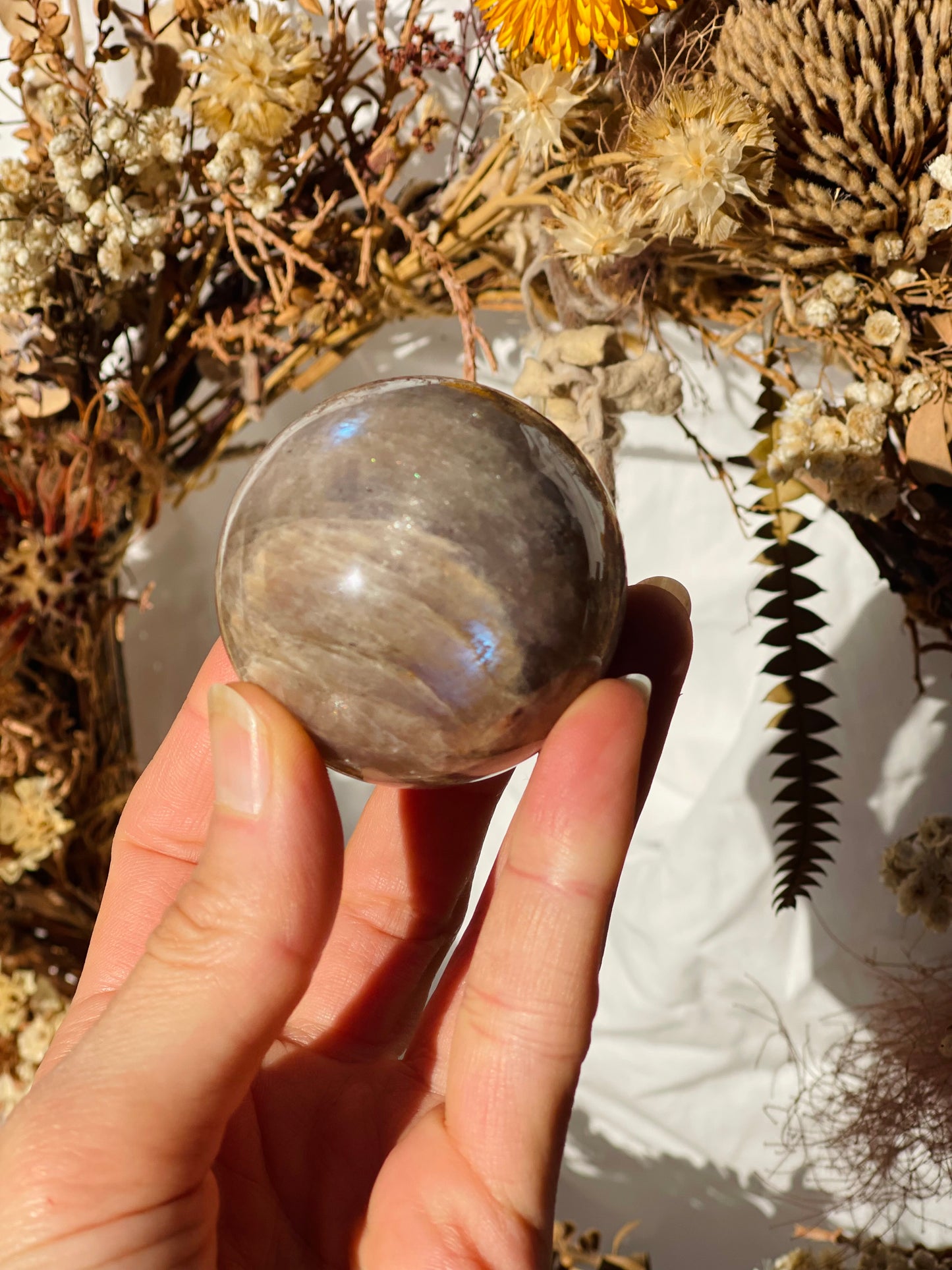 Moonstone Moon Sphere #1