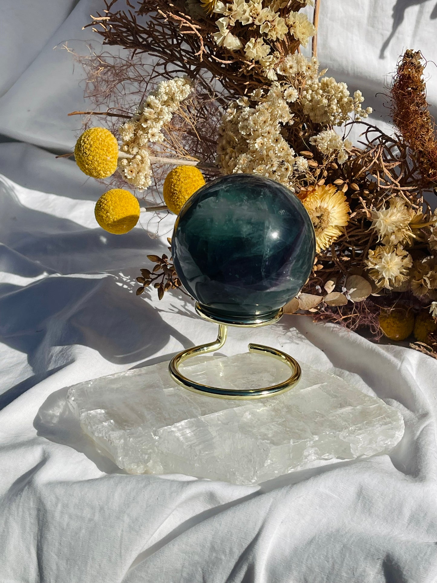 Rainbow Fluorite Sphere #1