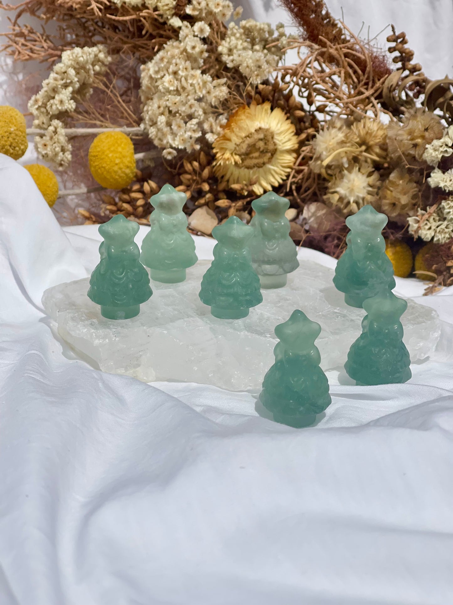 Green Fluorite Mini Christmas Tree