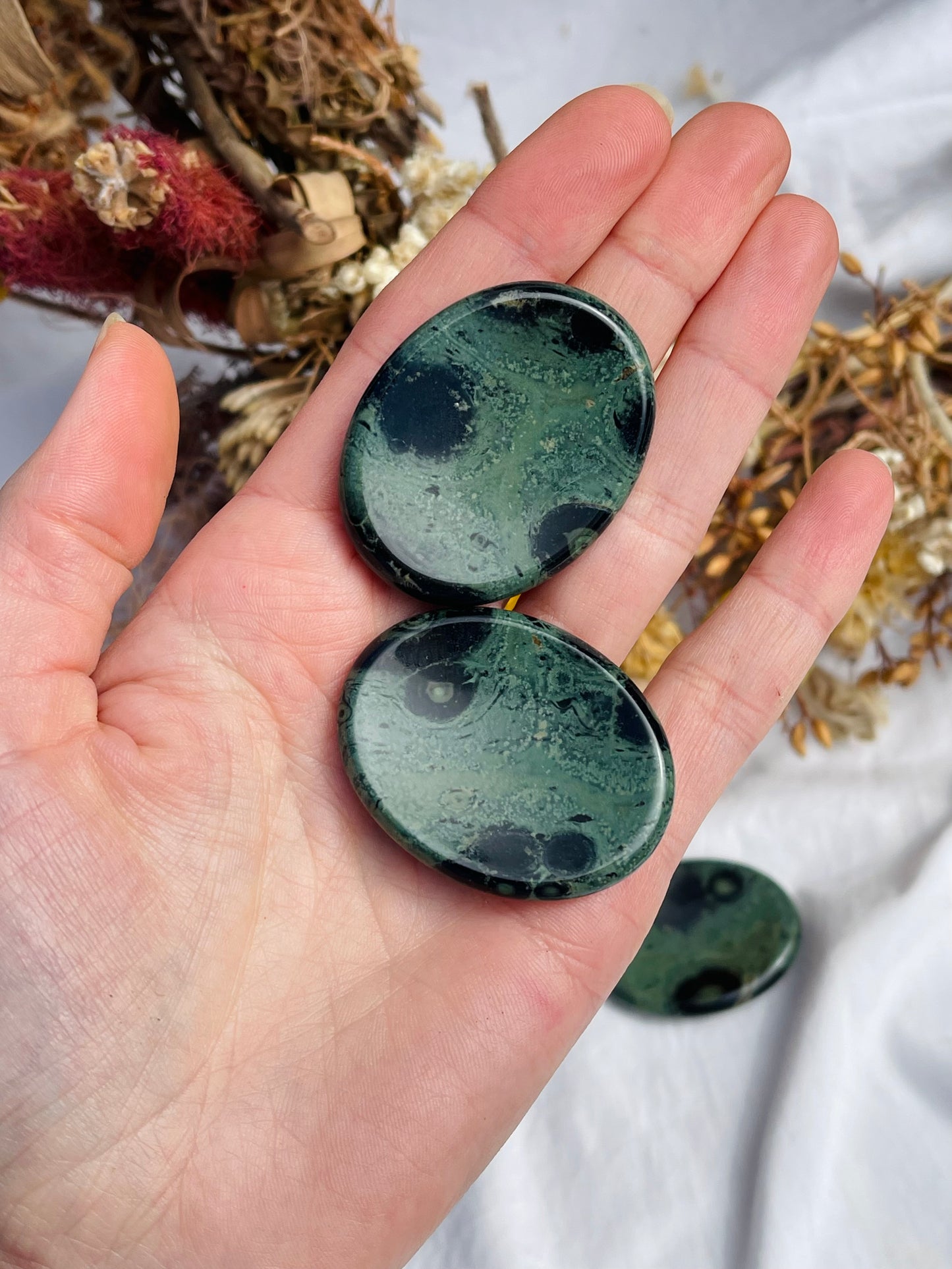 Kambaba Jasper Worry Stone